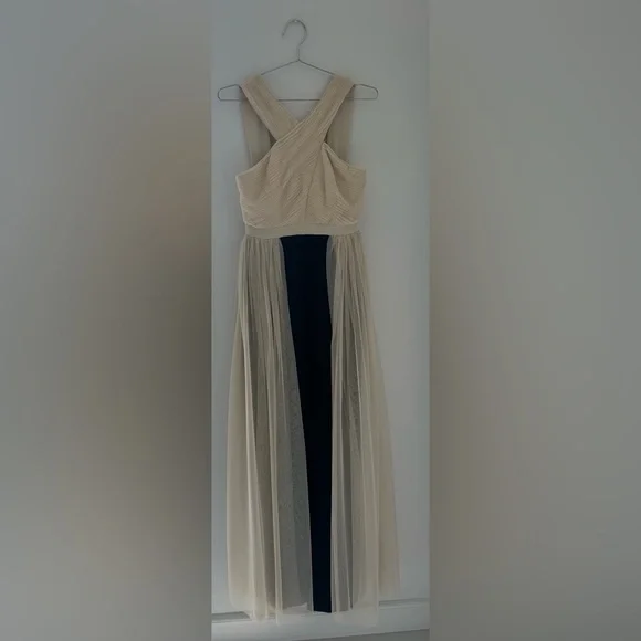 BCBGMAXAZRIA Overlay Walk-Through Jumpsuit XS